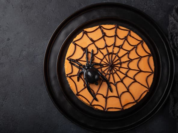 Cheesecake toile d'araignée
