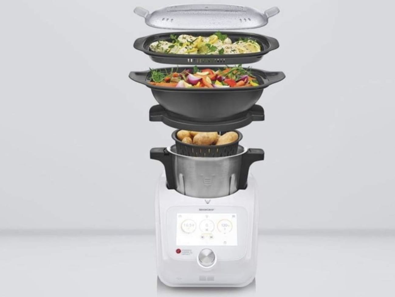 SilverCrest Monsieur Cuisine Connect Robot-cuiseur avec accessoires standards