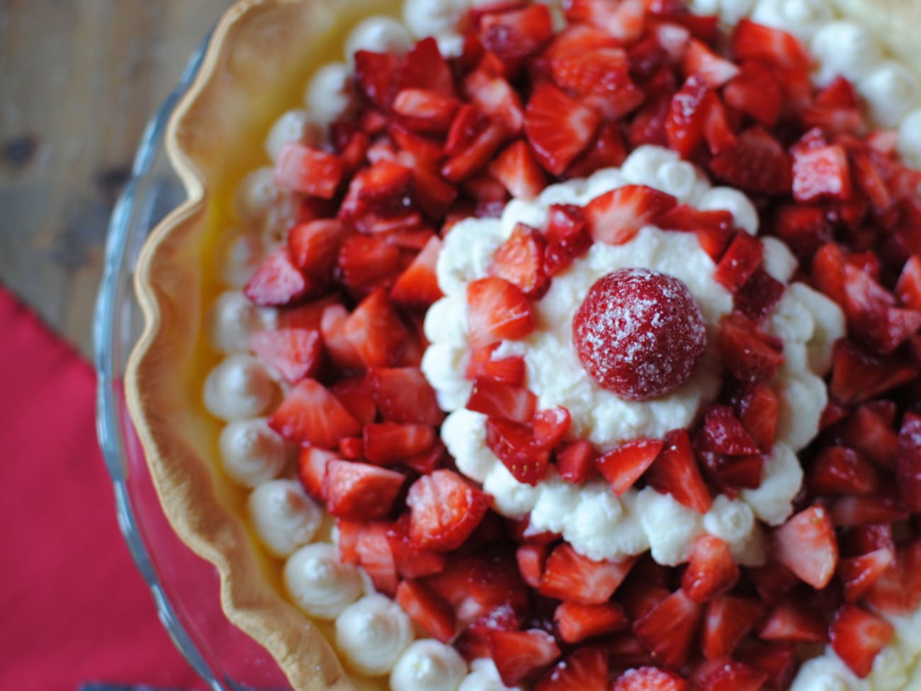 Tarte aux fraises légère : recette Tarte aux fraises légère