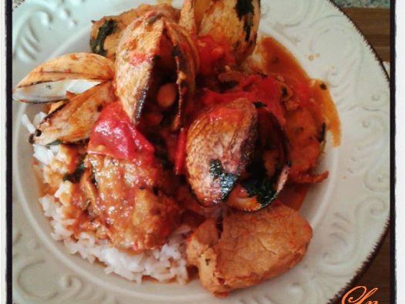 Porco à alentejana , sauté de porc aux palourdes recette Porco à alentejana , sauté de porc