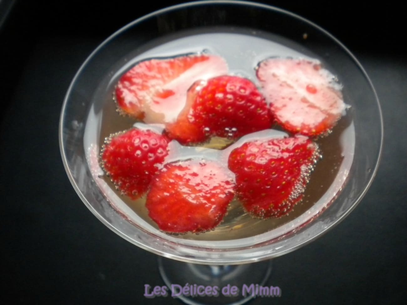 Soupe de Champagne aux fraises : recette Soupe de Champagne aux fraises