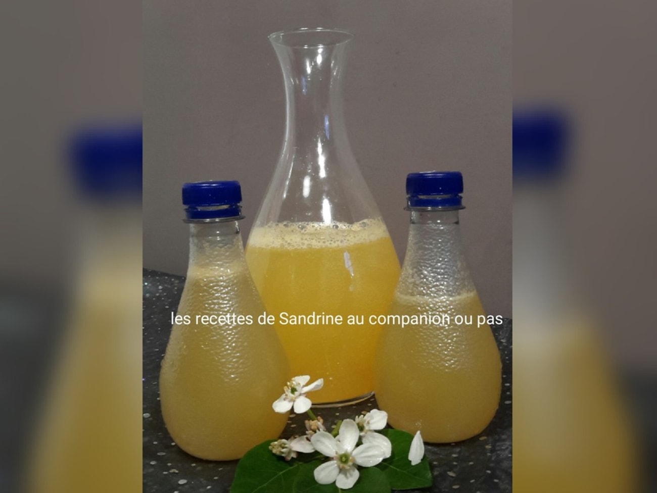 Boisson gazeuse à l'orange façon Orangina fait maison : recette Boisson