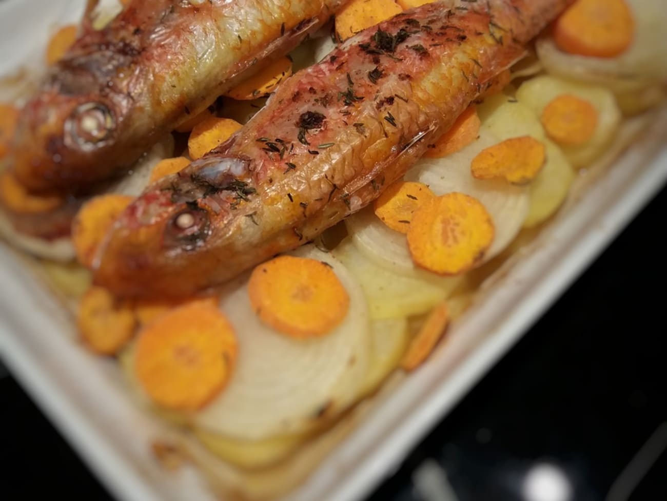 Recette de rougets au four : recette Rougets au four