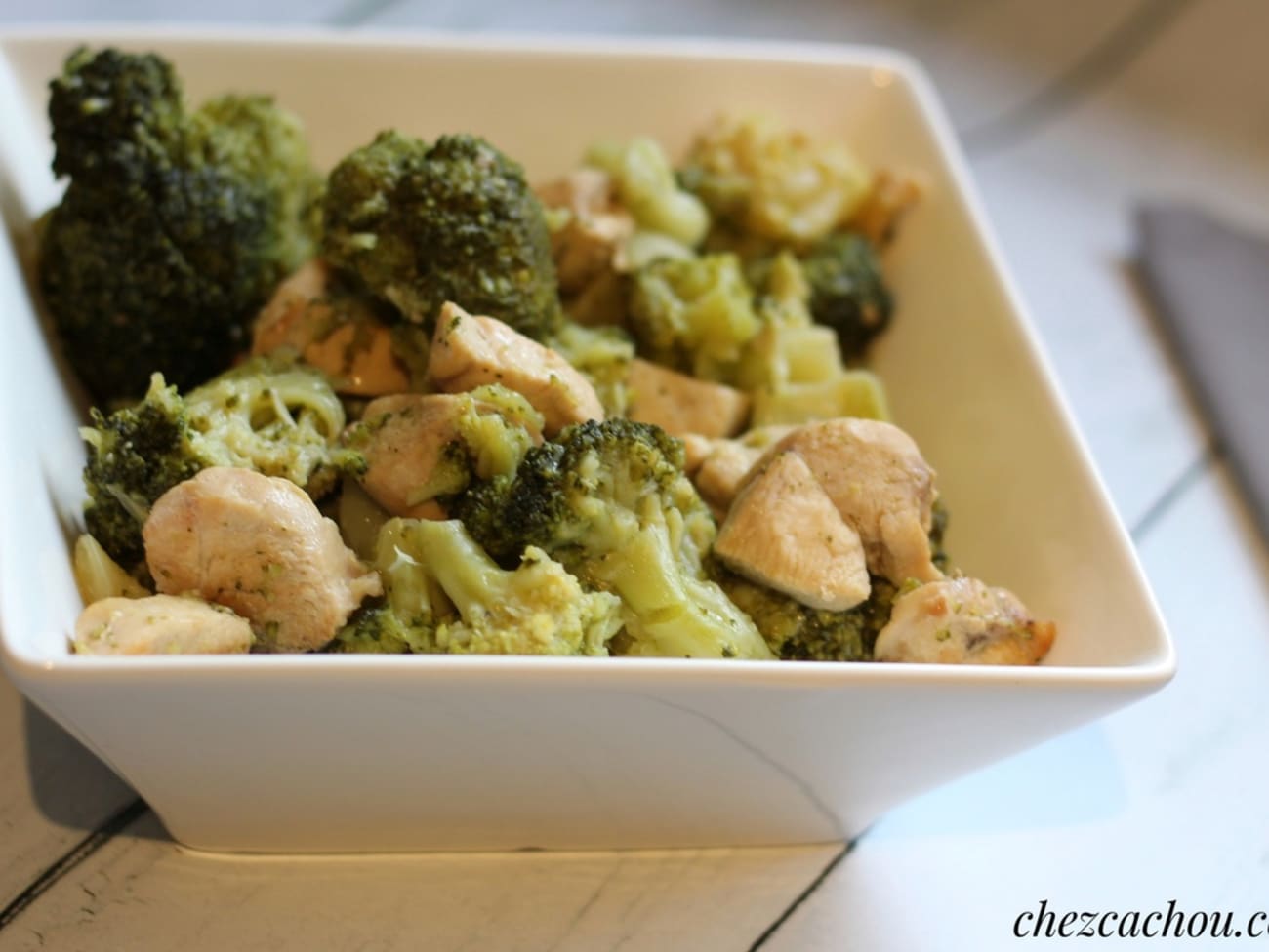 Blancs de poulet et brocolis au Cookeo : recette Blancs de poulet et