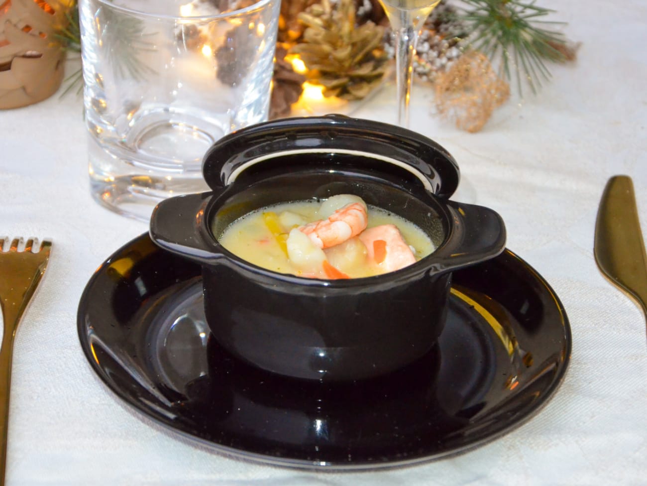 Navarin de la mer, sauce au vin de Chablis : recette Navarin de la mer