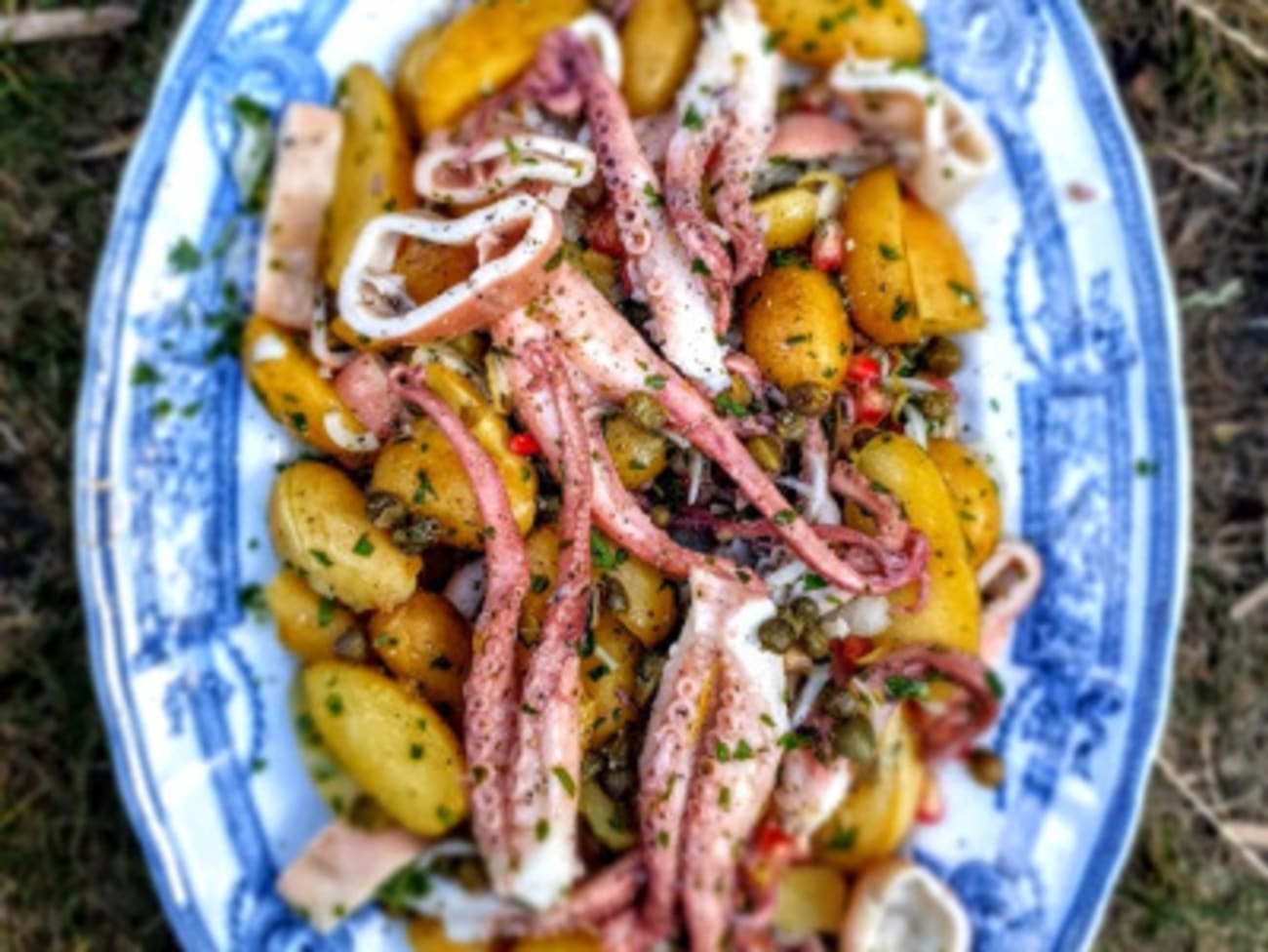 Salade de petits poulpes : recette Salade de petits poulpes
