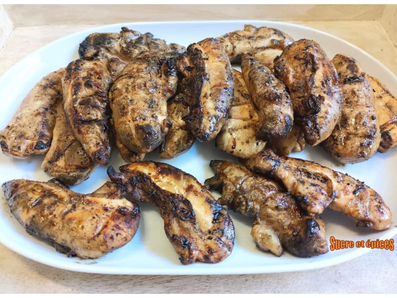 Aiguillette De Poulet Au Barbecue