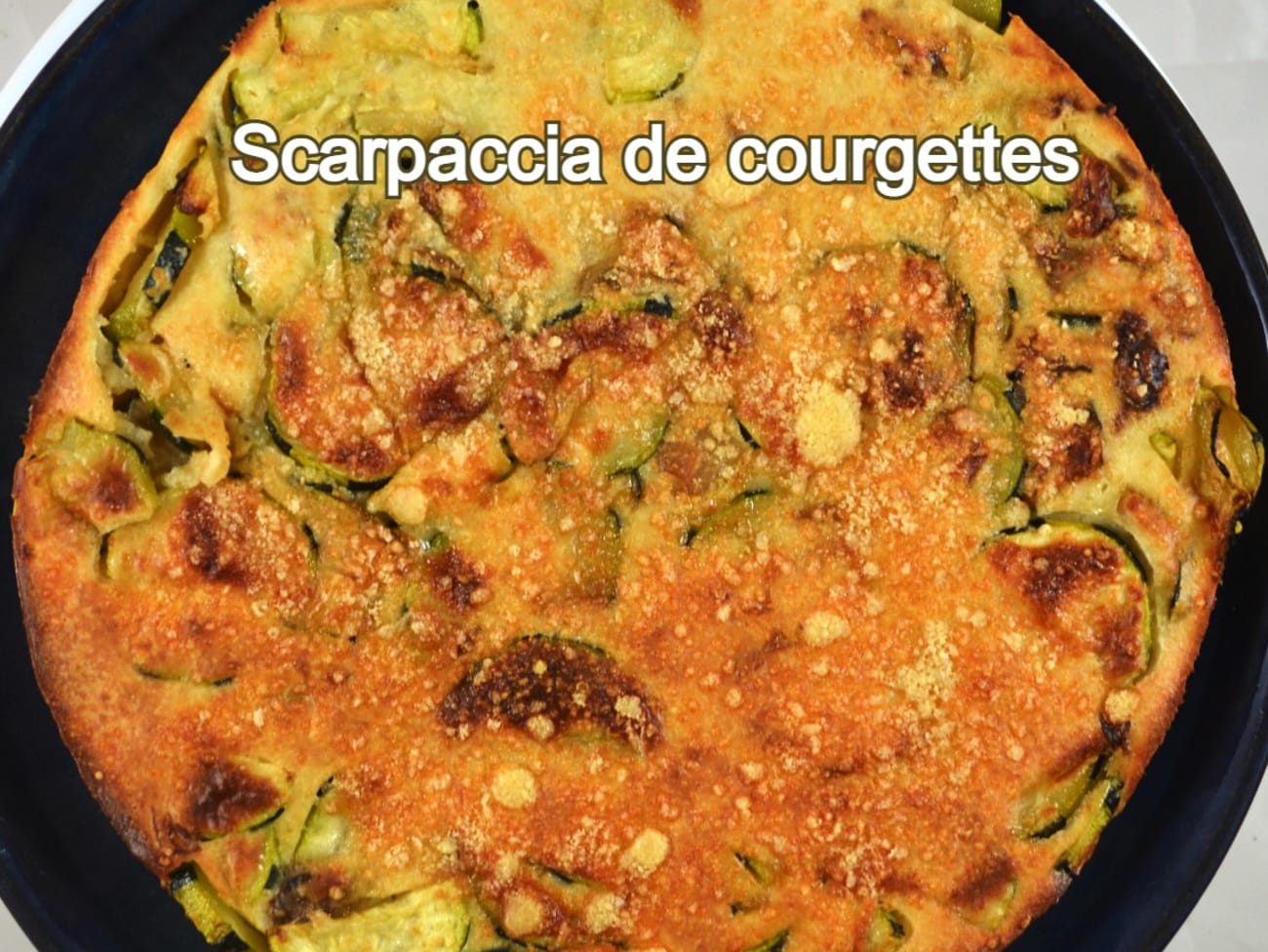Scarpaccia de courgettes - Recette par shukarcooking