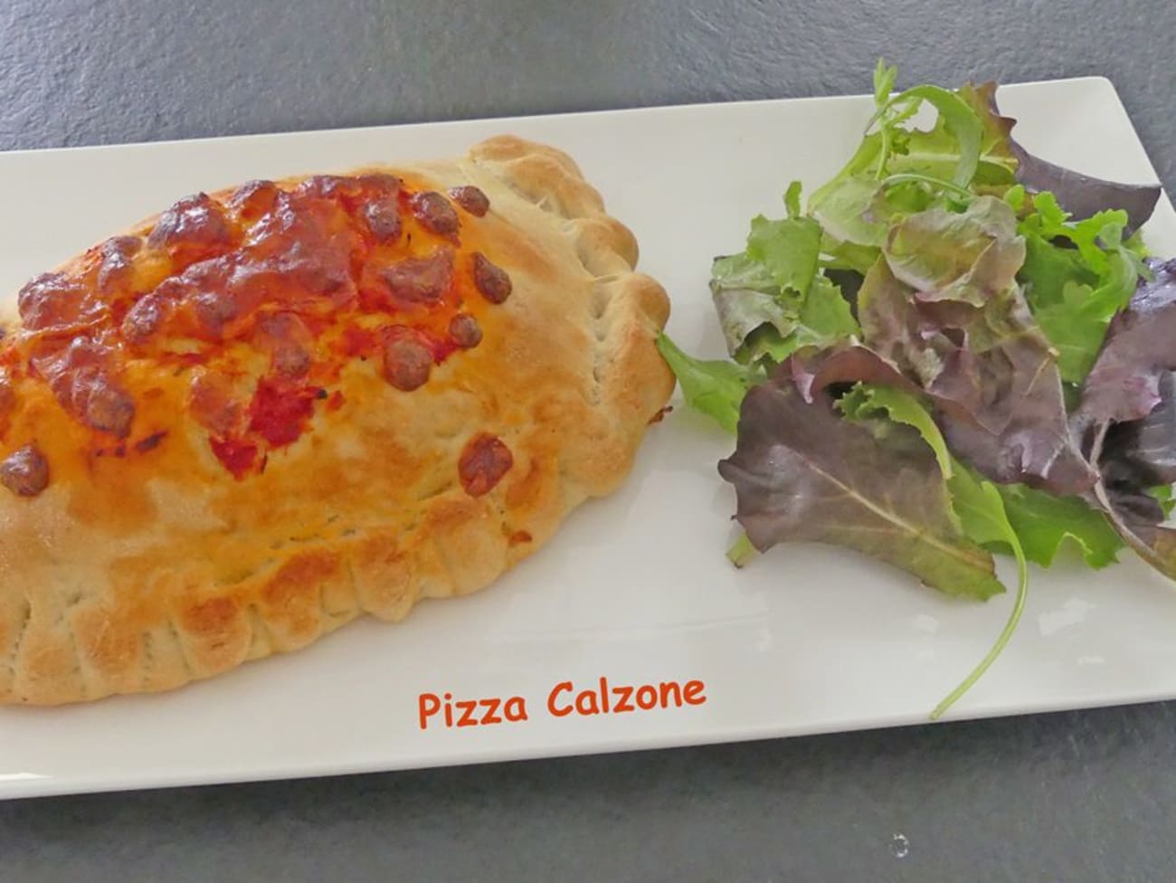 Pizza Calzone jambon mozzarella Recette par Croquant Fondant