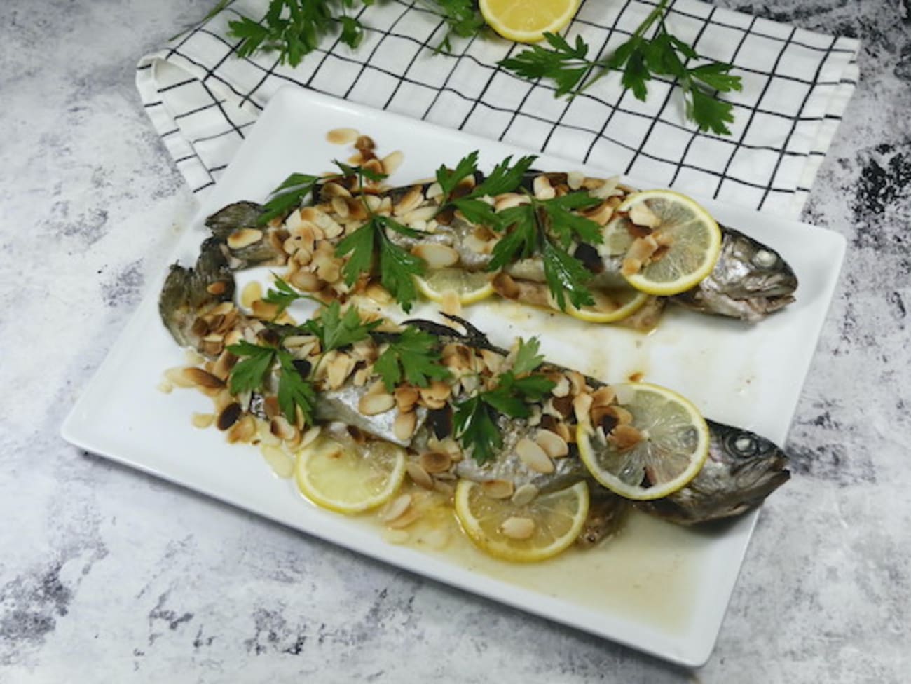 Truites aux amandes effilées : recette Truites aux amandes