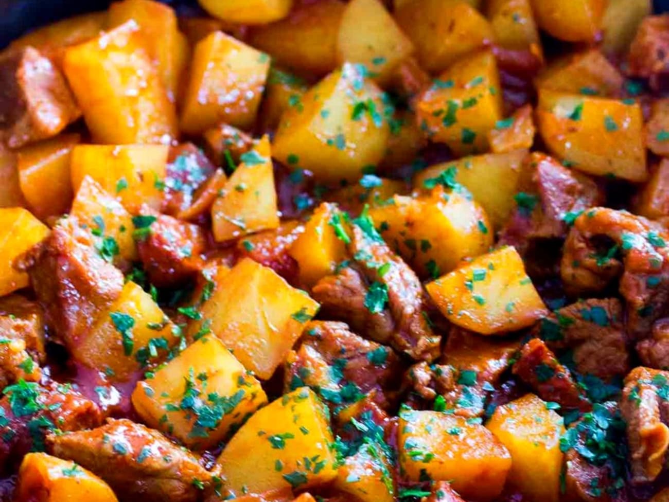 Porc sauté à l'espagnole : recette Sauté de porc au chorizo
