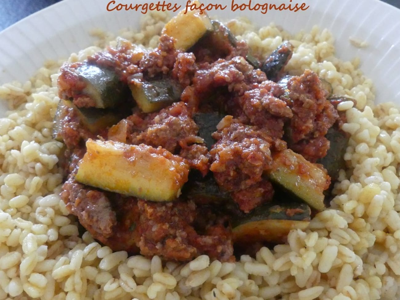 Courgettes façon bolognaise : une recette toute simple