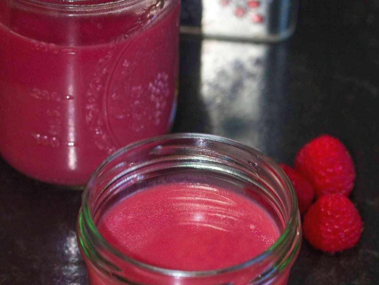 Raspberry curd d'après la recette de Christophe Adam