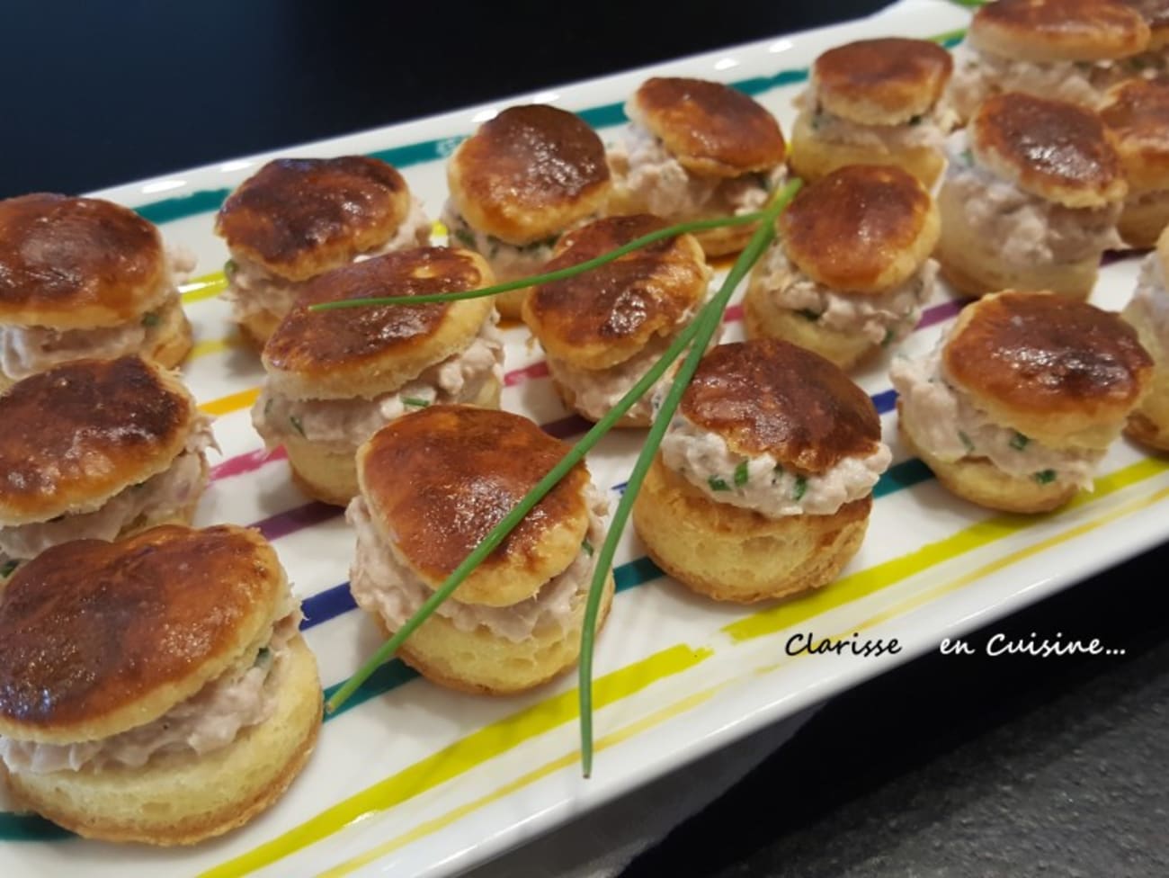 Bouchées feuilletées aux rillettes de thon