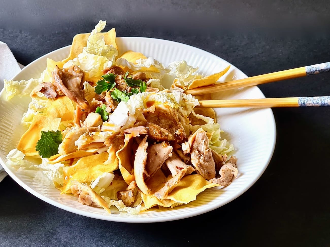 Salade de chou chinois au poulet