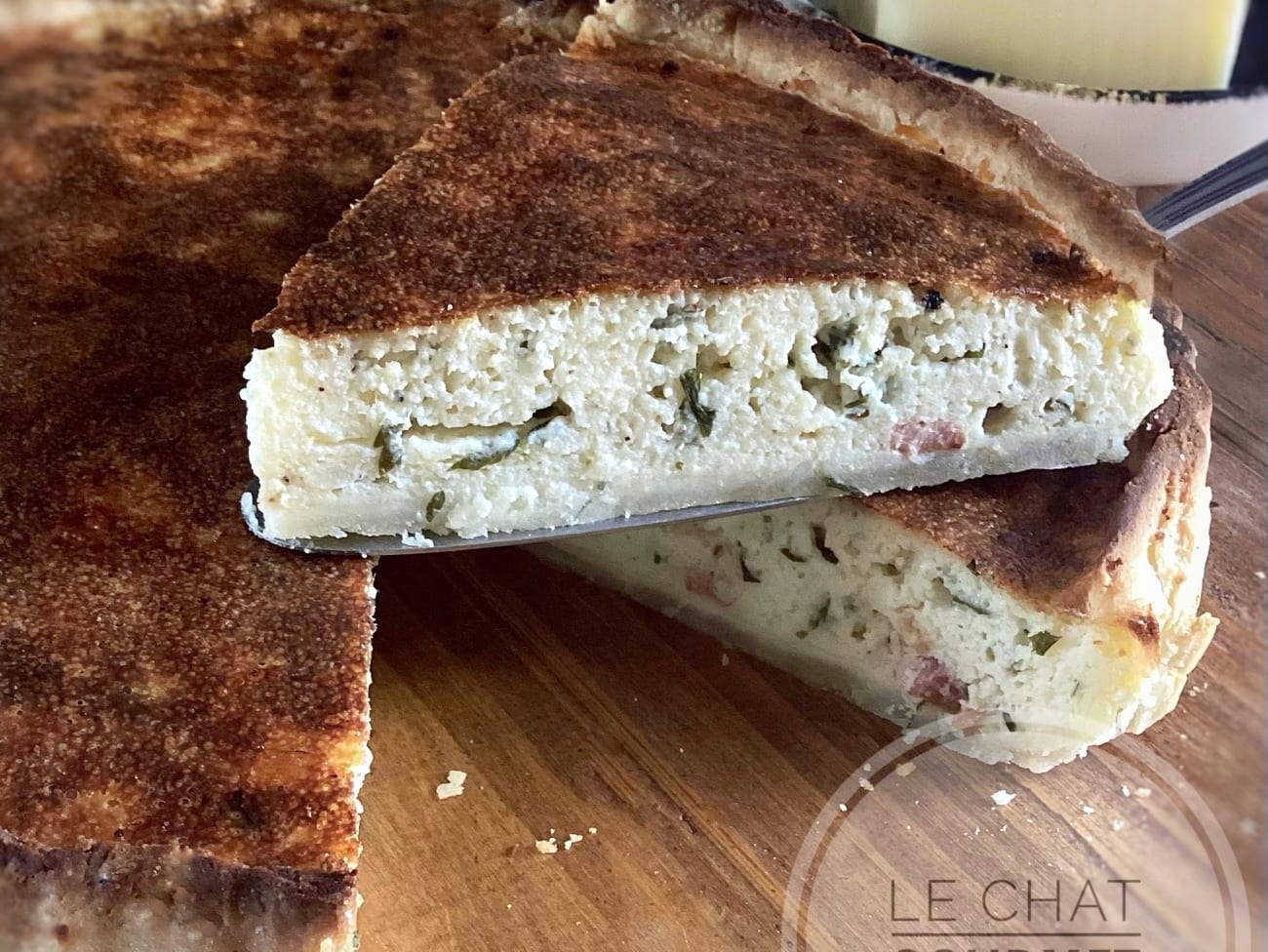 Petalou - Tourte paysanne poitevine au fromage de chèvre et pommes de terre