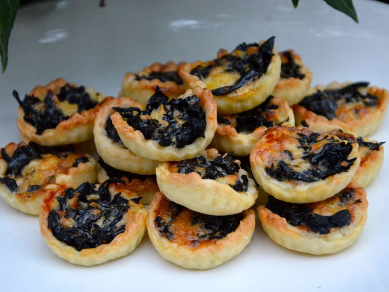 Mini tartelettes aux trompettes de la mort : recette Mini tartelettes