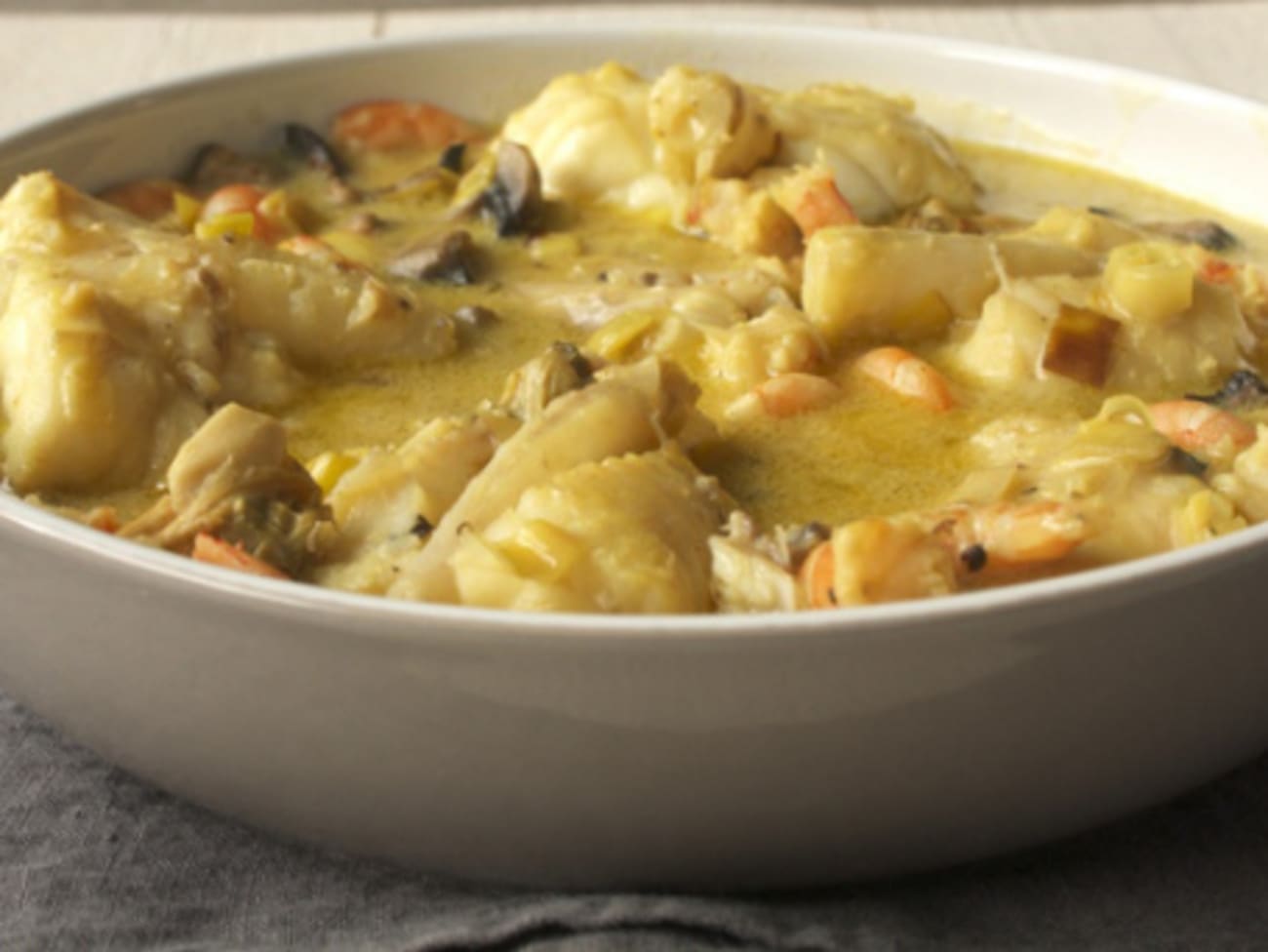 Blanquette de queue de lotte au safran : recette Blanquette de lotte au
