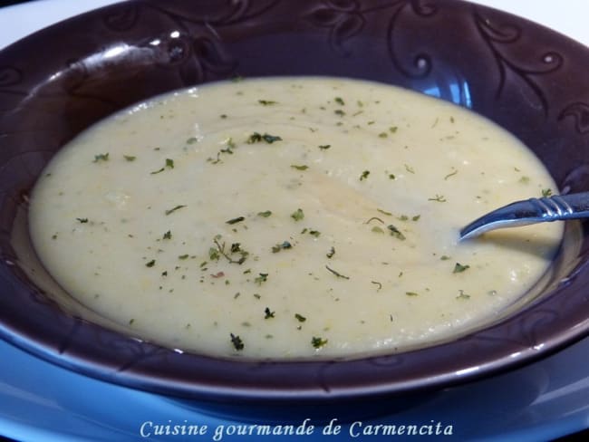 potage aux choux fleurs