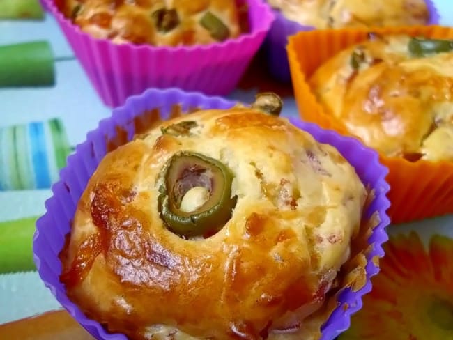 Petits cakes jambon et fromage