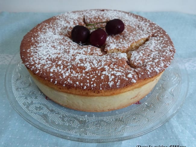 Gateau Magique Aux Cerises Recette Par Dans La Cuisine D Hilary