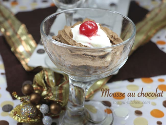 Mousse au chocolat légère et aérienne : recette Mousse au chocolat