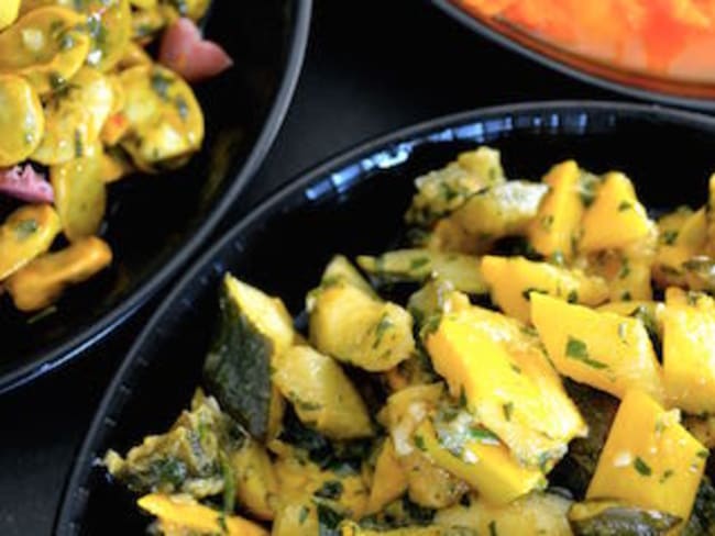 Salade de courgettes à la marocaine : recette Salade de courgettes à la