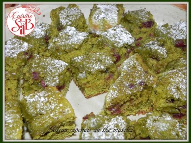 Gateau Japonais Au The Matcha Recette Par Cuisinesab