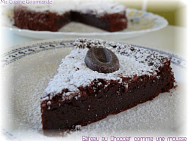 Gateau Au Chocolat Comme Une Mousse Recette Par Delf745