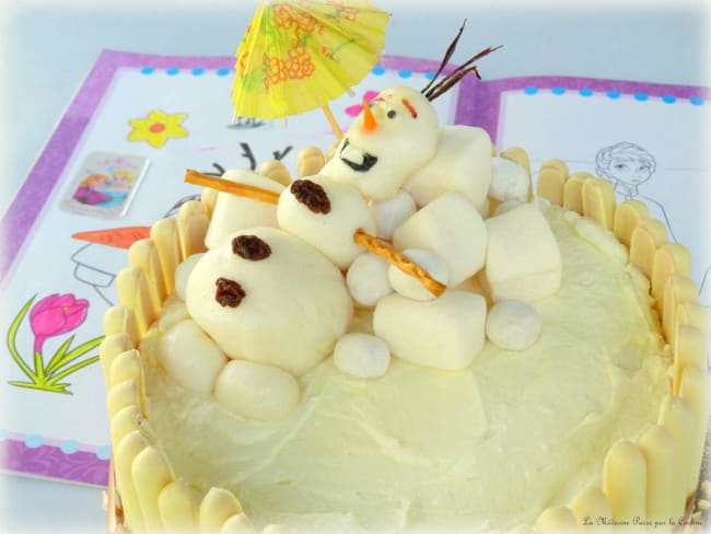 Gateau D Anniversaire Olaf Recette Par Docteur Chocolatine