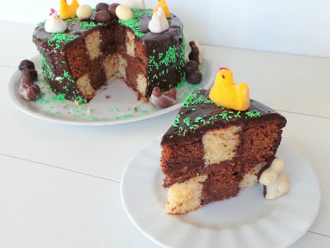 Gateau Damier De Paques Facile Et Sans Moule Special Recette Par My Culinary Curriculum Gateau Damier De Paques Facile Et Sans Moule Special Recette Par My Culinary Curriculum