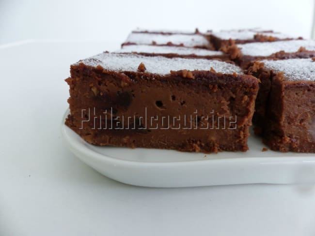 Brownie Au Chocolat Et Aux Haricots Blancs Recette Par Philandcocuisine