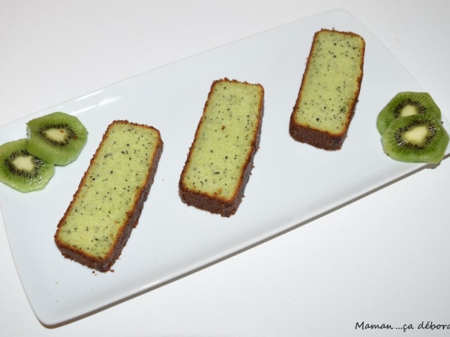 Gateau Amande Kiwi Pavot Recette Par Maman Ca Deborde