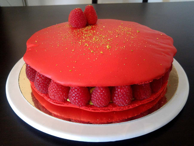 Tarte Macaron Pistache Framboise Recette Par Dim Aux Fourneaux