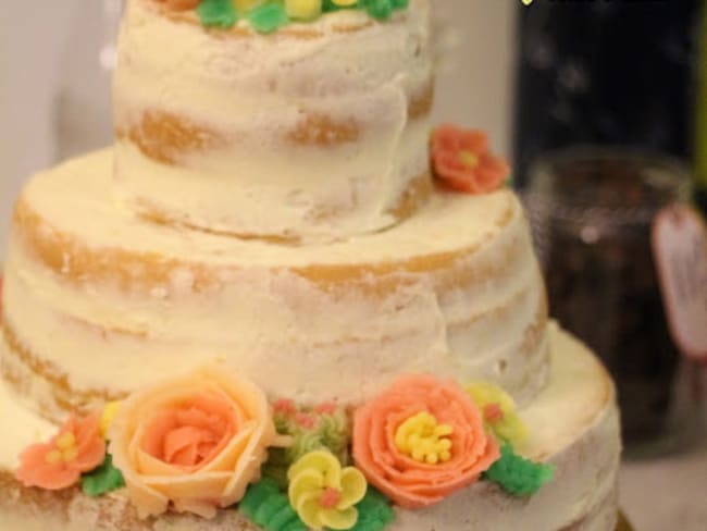 Naked Cake A La Creme De Citron Bergamote Recette Par Crumbles Et Cassonade