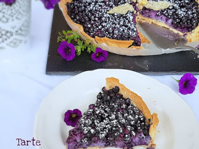 Envie Du Jour Tarte Aux Myrtilles Aux Amandes Recette Par Espèce De Cake 