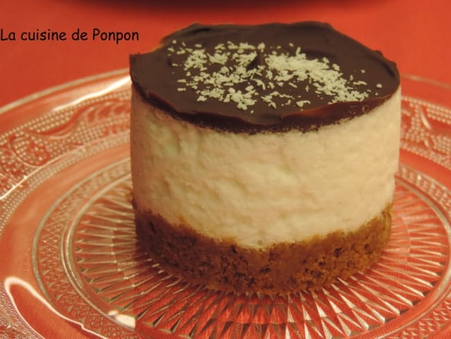 Bavarois coco et chocolat