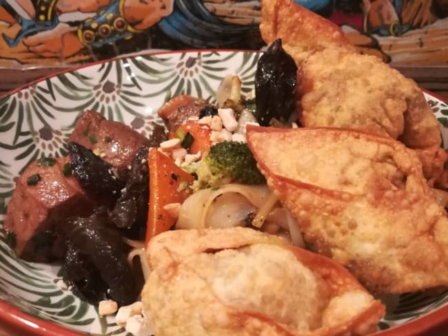 Wok de Phở à l’aveyronnaise