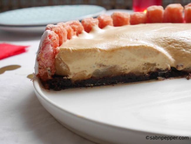 Charlotte Poires Caramel Beurre Sale Et Streusel Cacao Recette Par Sab N Pepper