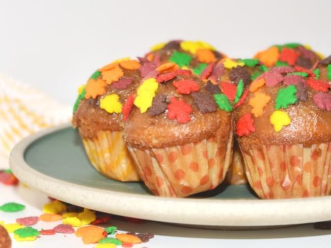 Mini-cupcakes praliné noisette et surprise au citron d'après Yann Couvreur