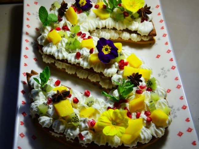 Letter Tart Le Gateau Tarte Lettre Tendance De 18 Recette Par Les Petits Plats Du Prince