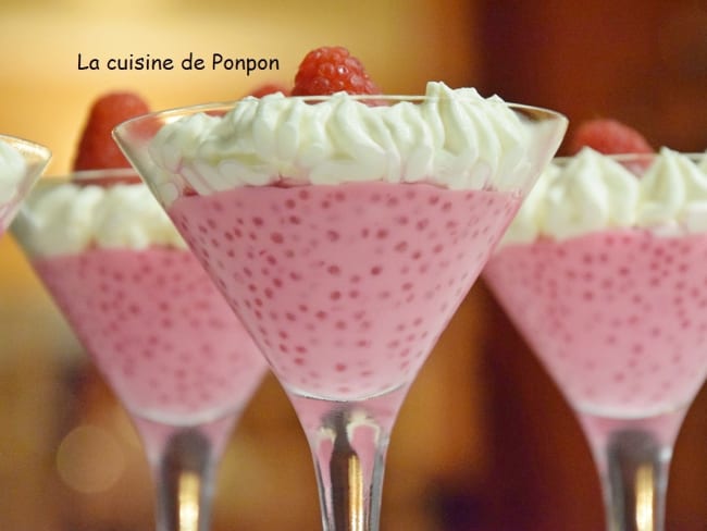 Recettes de perles du Japon et de tapioca