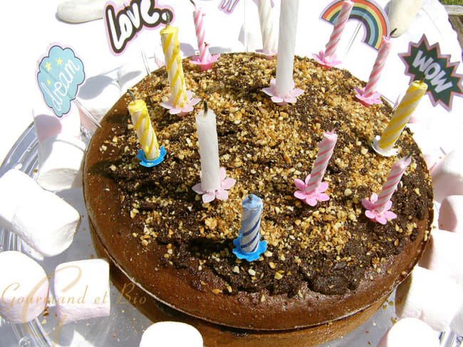 Gateau D Anniversaire Choco Noisette Recette Par Gourmand Et Bio Gateau D Anniversaire Choco Noisette Recette Par Gourmand Et Bio