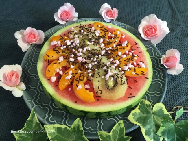 Pizza Pasteque Aux Fruits Recette Par Recettes Au Companion Ou Pas