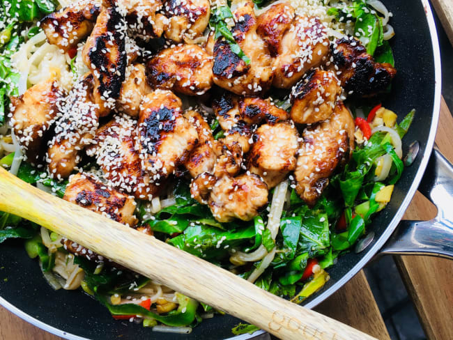 Courgettes à l'aigre-doux (vinaigre, curry, moutarde...) - Recette par