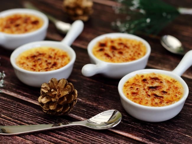 Crème brulée au parmesan et truffes - Recette par Amandine Cooking