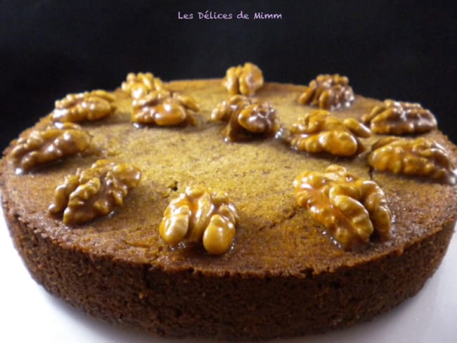 Gateau Aux Noix Et Sa Sauce Caramel Recette Par Mimm