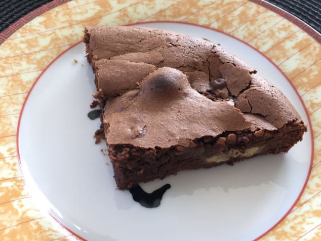 Un Fondant Chocolat Et Banane Sans Gluten Et Sans Lactose Recette Par Avec Plaisir