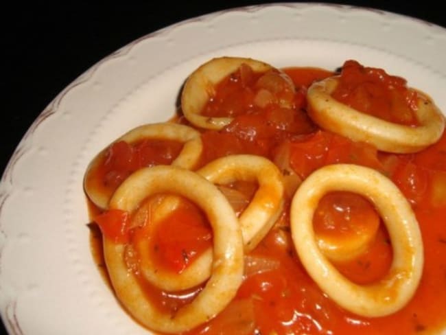 Recette Calamars à la provençale à ma façon