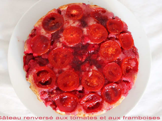 Gateau Renverse Aux Framboises Et Aux Tomates Recette Par Gateau Gaga Gateau Renverse Aux Framboises Et Aux Tomates Recette Par Gateau Gaga